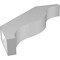 Ekena Millwork 5 1/2-in. W x 32-in. D x 32-in. H Funston Architectural Grade PVC Knee Brace BRCP055X32X32FST - alternate 6
